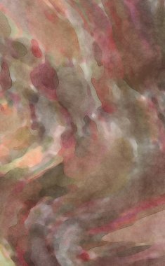 El yapımı sürreal soyut desenli suluboya. Modern sanatsal resim. 2D çizim. Arkaplan boyası karışımı. Yaratıcı duvar sanatı. Çağdaş sanat