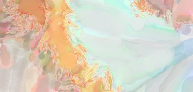 Taranmış Boyalı Soyut Arkaplan. Fırça darbesi ile boyanmış. Boya darbeleri. 2B Görüntü.