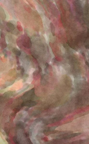 El yapımı sürreal soyut desenli suluboya. Modern sanatsal resim. 2D çizim. Arkaplan boyası karışımı. Yaratıcı duvar sanatı. Çağdaş sanat