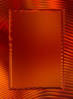 Soyut çerçeveli arkaplan. Renkli, canlı, dalgalı bir duvar kağıdı. Merkezi çerçeveli yaratıcı grafik 2d çizim. Dinamik şekilli modaya uygun sıvı örtüsü.