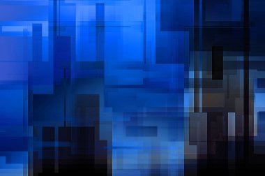 Fütürist soyut geometrik duvar kağıdı. Geometrik renkli şekiller. Dikdörtgen şekilli arka plan. Bir teknolojinin dijital illüstrasyonuName.