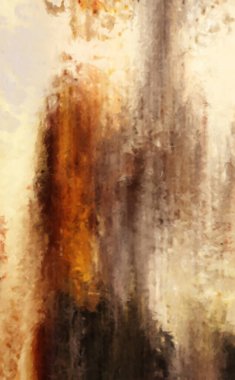 Modern sanat. Renkli çağdaş sanat eserleri. Renkli boya darbeleri. Soyut arkaplanda fırça darbeleri. Fırça boyası. Eşsiz duvar sanatı.