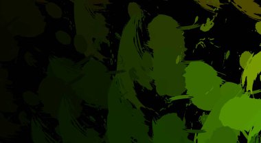 Canlı fırça darbeleriyle boyanmış. Renkli desenli resim. Fırçalanmış duvar kağıdını boya.