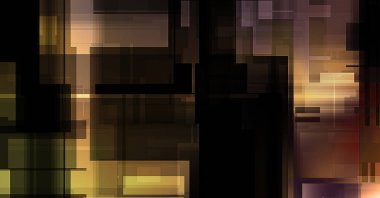 Fütürist soyut geometrik duvar kağıdı. Geometrik renkli şekiller. Dikdörtgen şekilli arka plan. Bir teknolojinin dijital illüstrasyonuName.