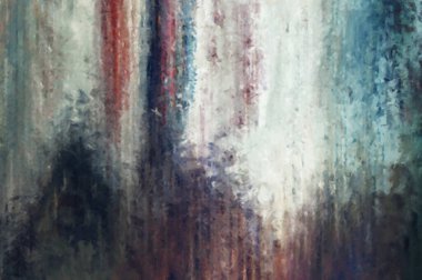 Modern sanat. Renkli çağdaş sanat eserleri. Renkli boya darbeleri. Soyut arkaplanda fırça darbeleri. Fırça boyası. Eşsiz duvar sanatı.