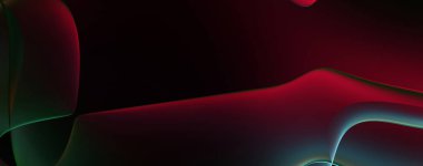 Soyut arkaplan. Değişken renk değişim dalgaları, dinamik hareketlerle. Işık dalgalarının neon renkli soyut tasarımı. Duvar kağıdı, afiş, arkaplan, kart, kitap illüstrasyonu, web sitesi.