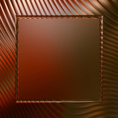 Soyut çerçeveli arkaplan. Renkli, canlı, dalgalı bir duvar kağıdı. Merkezi çerçeveli yaratıcı grafik 2d çizim. Dinamik şekilli modaya uygun sıvı örtüsü.