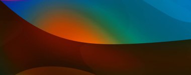 Soyut arkaplan. Renkli dalgalı tasarım duvar kağıdı. yaratıcı grafik 2D çizim. Dinamik şekilli modaya uygun sıvı örtüsü.