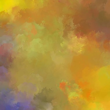 Canlı fırça darbeleriyle boyanmış. Renkli desenli resim. Fırçalanmış duvar kağıdını boya.