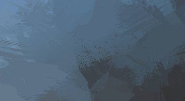 Fırça darbesi ile boyanmış. Sanatsal canlılık ve renkli duvar kâğıdı. Kaotik resim. Taranmış Boyalı Soyut Arkaplan. 