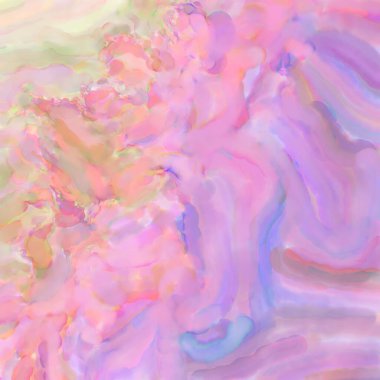 Soyut doku. Yüzeyde etkileyici el yapımı suluboya. Suluboya fırça darbeleri. Modern sanat. Çok renkli arkaplan. Çağdaş duvar sanatı. Renkli bir fon. 2d illüstrasyon.