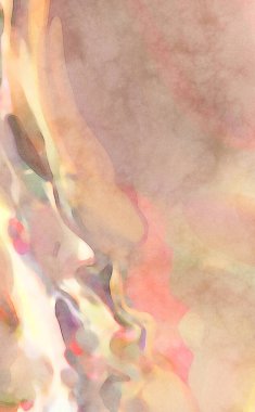 2D çizim. Sanatsal arkaplan resmi. Tablo üzerinde soyut resim. Çağdaş sanat. El yapımı resim. Renkli doku. Modern sanat eserleri. Yüzeyde suluboya fırça darbeleriyle boyama.