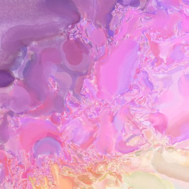 Çağdaş sanat. El işçiliğinin renkli dokusu. Modern resim. Yüzeyde suluboya vuruşlar. Sanatsal arkaplan resmi. Tablo üzerinde soyut resim. Fırça darbeleri. 