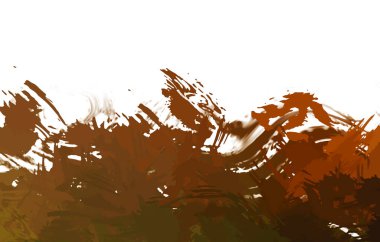 Taranmış Boyalı Soyut Arkaplan. Vahşi kaotik fırça darbeleri. Boya darbeleri. 2D İllüstrasyon. Fırça darbeli resim. 