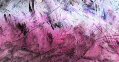 Modern sanat. Taranmış Boyalı Soyut Arkaplan. Fırça darbesi ile boyanmış. Boya darbeleri. 2B Görüntü