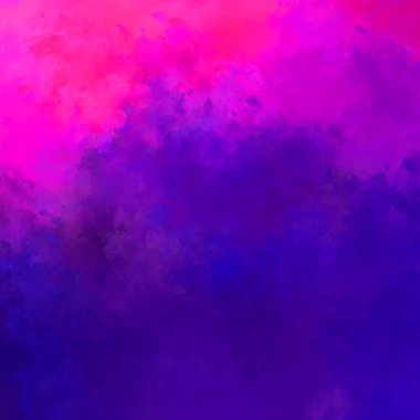 Canlı fırça darbeleriyle boyanmış. Renkli desenli resim. Fırçalanmış duvar kağıdını boya.