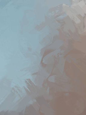 Vahşi fırça darbeleri. Taranmış Boyalı Soyut Arkaplan. Fırça darbesi ile boyanmış. Boya darbeleri. 2B Görüntü.