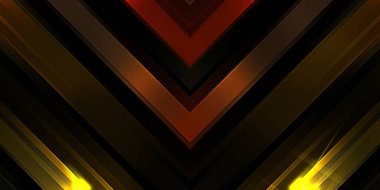 Soyut parlayan geometrik ışıklar arka planda. Fraktal simetrik grafik çizimi. Parıldayan ve parıldayan çubukları kesiştir.