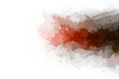 Renkli fırça darbelerinin 2D çizimi. Dekoratif desenli resim. canlı boya desenli arkaplan.