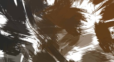 Renkli fırça darbelerinin soyut arkaplanı. fırçalanmış canlı duvar kağıdı. resmedilmiş sanat eseri. Eşsiz ve yaratıcı illüstrasyon.