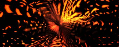 Işık parçacık izleri. Parlayan parçacıkları ve çizgileri olan ışık patlaması yıldızı. Güzel hareketli soyut ışın arkaplanı.