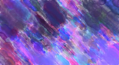 Çağdaş sanat. El yapımı resim. Modern sanat eserleri. Yüzeyde suluboya fırça darbeleriyle resim yapmak. 2D çizim. Sanatsal arkaplan resmi. Tablo üzerinde soyut resim. Renkli doku.