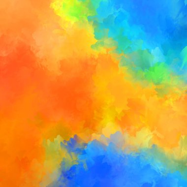 Boya darbeleri. 2D İllüstrasyon. Taranmış Boyalı Soyut Arkaplan. Fırça darbesi ile boyanmış. Modern sanat.