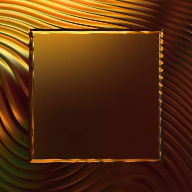 Soyut çerçeveli arkaplan. Renkli, canlı, dalgalı bir duvar kağıdı. Merkezi çerçeveli yaratıcı grafik 2d çizim. Dinamik şekilli modaya uygun sıvı örtüsü.