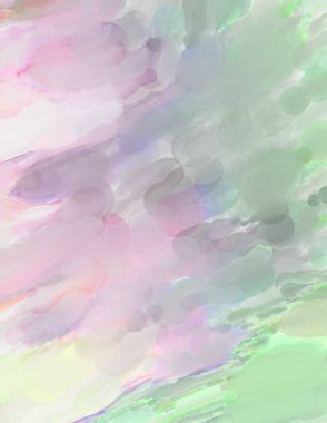 Çağdaş sanat. El yapımı resim. Modern sanat eserleri. Yüzeyde suluboya fırça darbeleriyle resim yapmak. 2D çizim. Sanatsal arkaplan resmi. Tablo üzerinde soyut resim. Renkli doku.