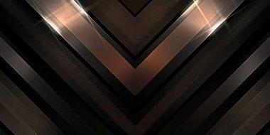 Soyut parlayan geometrik ışıklar arka planda. Fraktal simetrik grafik çizimi. Parıldayan ve parıldayan çubukları kesiştir.