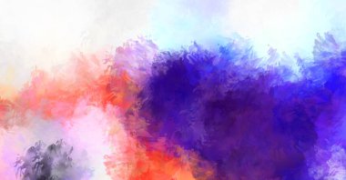 Sanatsal soyut arkaplan. Doku boyalı duvar kağıdı. Boya darbeleriyle yaratıcı bir illüstrasyon. Fırça desenli resim.