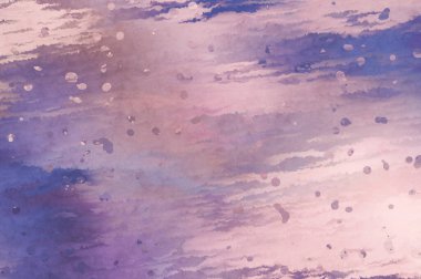 Yaratıcı soyut resim. Artistik fırça darbeleriyle donatılmış. Renkli ve canlı bir illüstrasyon. boyalı sanat.