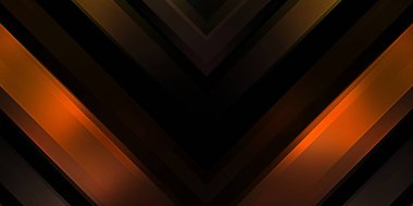 Soyut parlayan geometrik ışıklar arka planda. Fraktal simetrik grafik çizimi. Parıldayan ve parıldayan çubukları kesiştir.