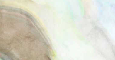 Pastel renklerde suluboya resim. Poster, duvar sanatı, afiş, kart, kitap kapağı ya da ambalaj için rahatlatıcı kompozisyonun yumuşak renkli çizimi. Modern fırça darbeleri resim.