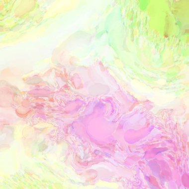 El yapımı sürreal soyut desenli suluboya. Modern sanatsal resim. 2D çizim. Arkaplan boyası karışımı. Yaratıcı duvar sanatı. Çağdaş sanat.