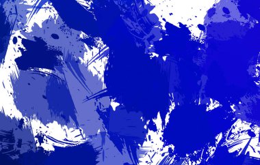 Sanatsal soyut arkaplan. Doku boyalı duvar kağıdı. Boya darbeleriyle yaratıcı bir illüstrasyon. Fırça desenli resim.