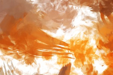 Sanatsal soyut arkaplan. Doku boyalı duvar kağıdı. Boya darbeleriyle yaratıcı bir illüstrasyon. Fırça desenli resim.