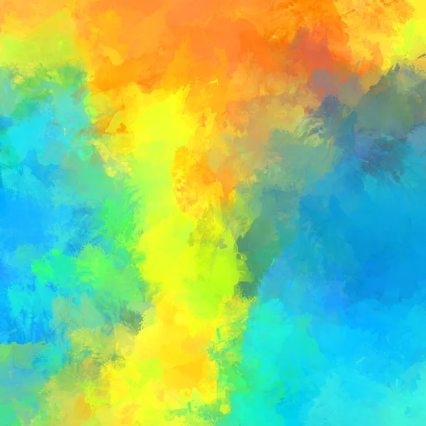 Duvar sanatı Eşsiz ve yaratıcı illüstrasyon. Fırça darbesi ile boyanmış. Renkli fırça darbelerinin soyut arkaplanı. Fırçalanmış canlı duvar kâğıdı. Boyalı sanatsal yaratım.