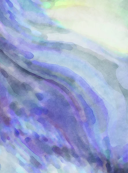 Pastel renklerde suluboya resim. Poster, duvar sanatı, afiş, kart, kitap kapağı ya da ambalaj için rahatlatıcı kompozisyonun yumuşak renkli çizimi. Modern fırça darbeleri resim.