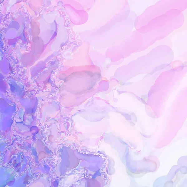 El yapımı sürreal soyut desenli suluboya. Modern sanatsal resim. 2D çizim. Arkaplan boyası karışımı. Yaratıcı duvar sanatı. Çağdaş sanat.