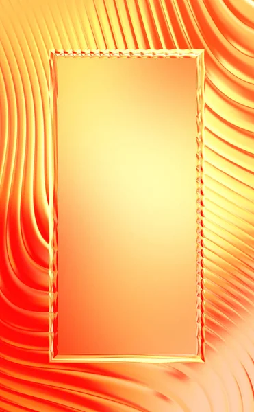 Soyut çerçeveli arkaplan. Renkli, canlı, dalgalı bir duvar kağıdı. Merkezi çerçeveli yaratıcı grafik 2d çizim. Dinamik şekilli modaya uygun sıvı örtüsü.