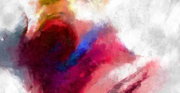 Rough Brushstrokes Abstract Background Brush Painting Color Strokes Paint Unique — Stock Photo, Image