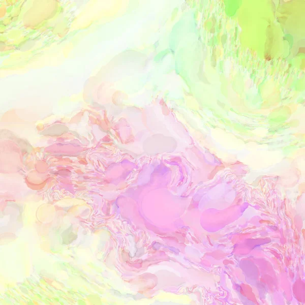 El yapımı sürreal soyut desenli suluboya. Modern sanatsal resim. 2D çizim. Arkaplan boyası karışımı. Yaratıcı duvar sanatı. Çağdaş sanat.