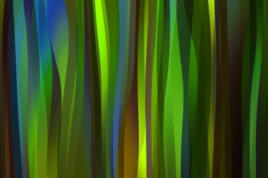 Soyut arkaplan. Renkli dalgalı tasarım duvar kağıdı. yaratıcı grafik 2D çizim. Dinamik şekilli modaya uygun sıvı örtüsü.