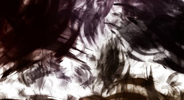 Sanatsal soyut arkaplan. Doku boyalı duvar kağıdı. Boya darbeleriyle yaratıcı bir illüstrasyon. Fırça desenli resim.