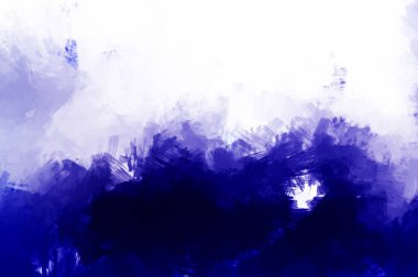 Canlı fırça darbeleriyle boyanmış. Renkli desenli resim. Fırçalanmış duvar kağıdını boya.