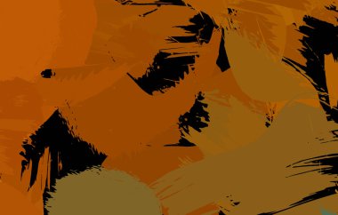 Sanatsal soyut arkaplan. Doku boyalı duvar kağıdı. Boya darbeleriyle yaratıcı bir illüstrasyon. Fırça desenli resim.