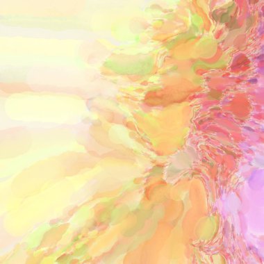 El yapımı sürreal soyut desenli suluboya. Modern sanatsal resim. 2D çizim. Arkaplan boyası karışımı. Yaratıcı duvar sanatı. Çağdaş sanat.