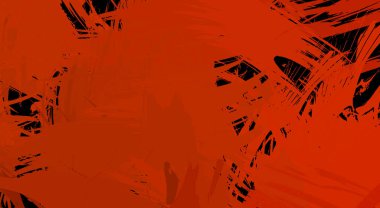 Sanatsal soyut arkaplan. Doku boyalı duvar kağıdı. Boya darbeleriyle yaratıcı bir illüstrasyon. Fırça desenli resim.