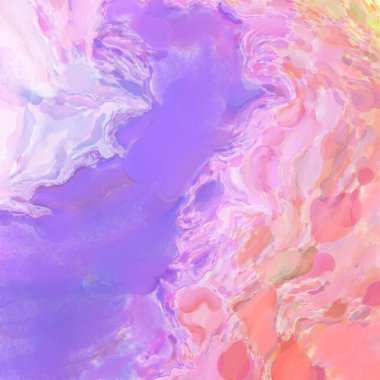 Soyut doku. Yüzeyde etkileyici el yapımı suluboya. Suluboya fırça darbeleri. Modern sanat. Çok renkli arkaplan. Çağdaş duvar sanatı. Renkli bir fon. 2d illüstrasyon.